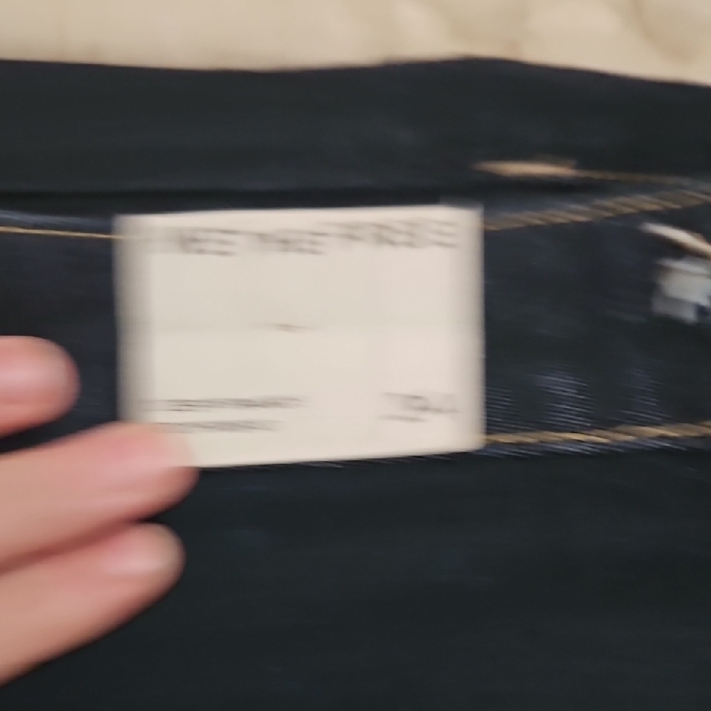 We The Free Dark Blue Boyfriend Jeans - Picture 3 of 5